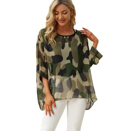 Modisches Designer-Chiffon-Oberteil & bedruckte T-Shirts von Fudus (Größen 4-6XL)