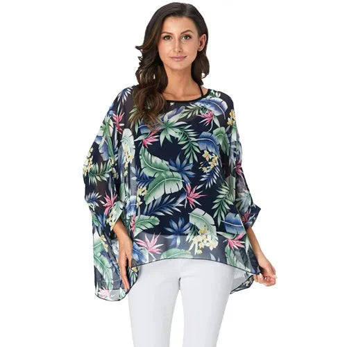 Modisches Designer-Chiffon-Oberteil & bedruckte T-Shirts von Fudus (Größen 4-6XL)