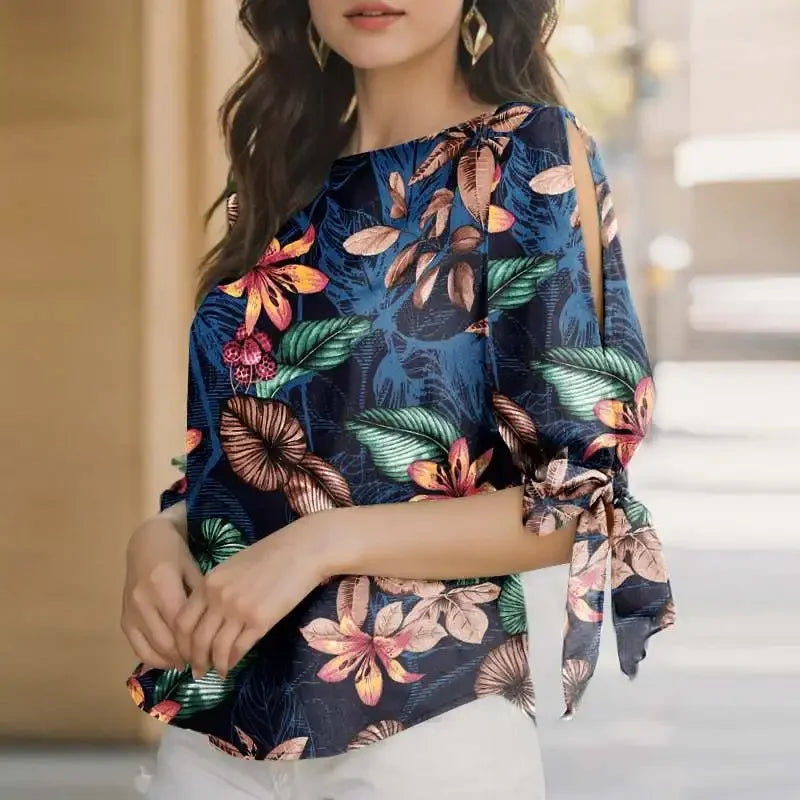 Designer T-Shirts mit bedruckten Schleifen von Fudus