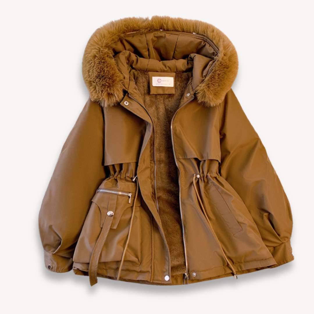 Krohn-e | Damen Winterparka mit abnehmbarem Kapuze