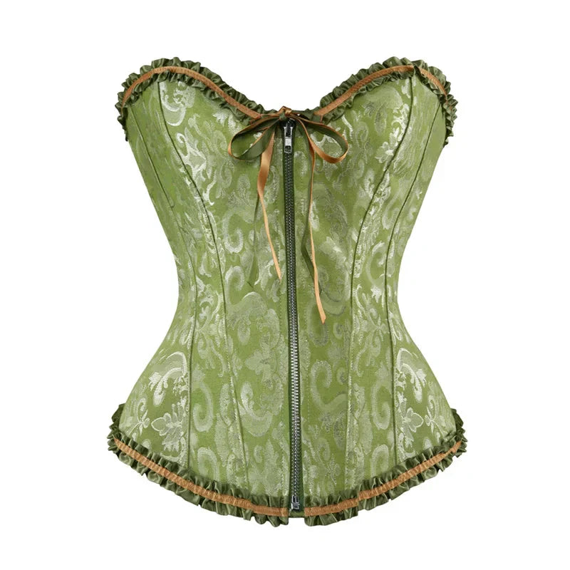 Stylish Fudus Lace Camisole with Zipper