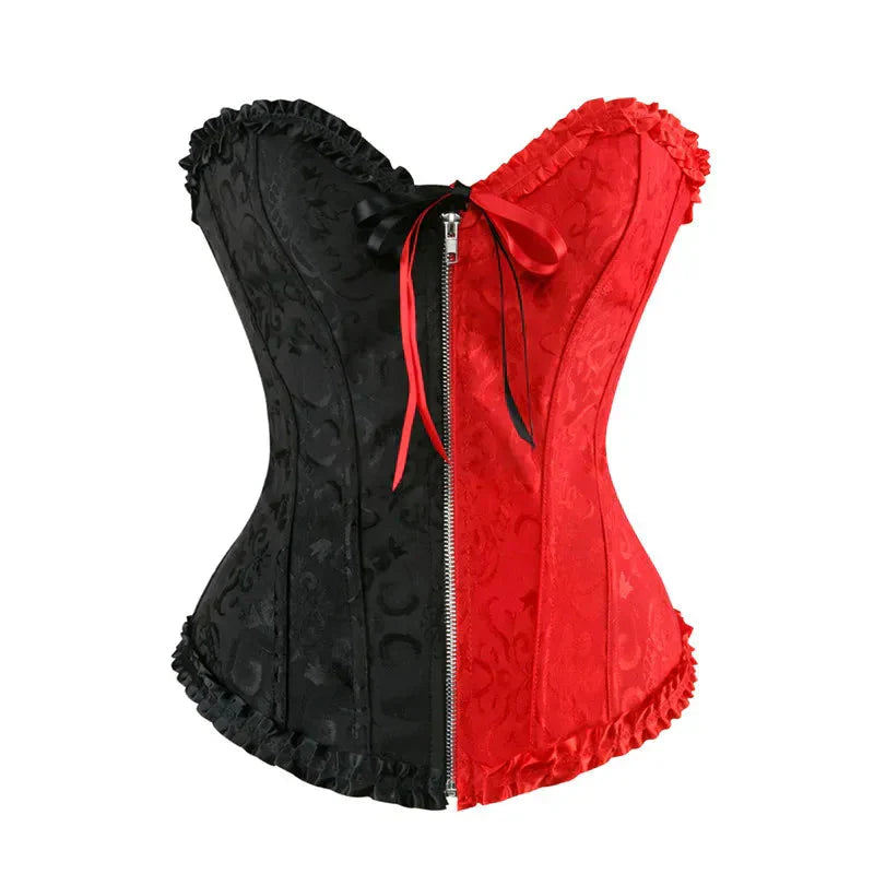 Stylish Fudus Lace Camisole with Zipper