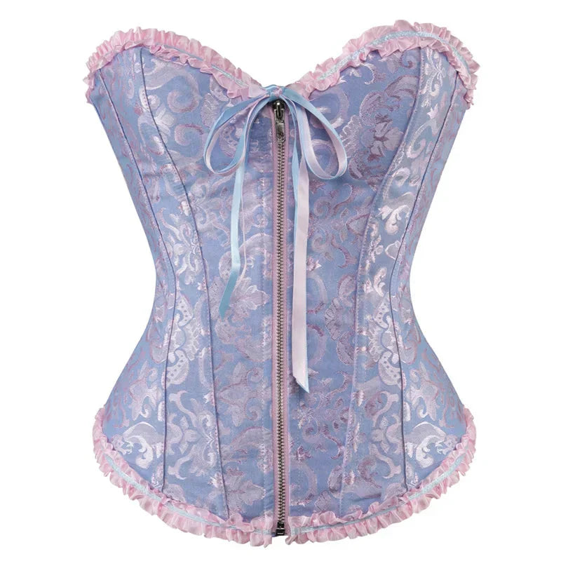 Stylish Fudus Lace Camisole with Zipper