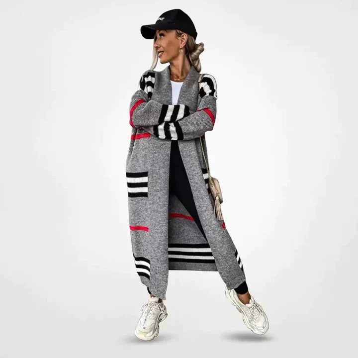 Krohn-e | Holz für Damen-Cardigan