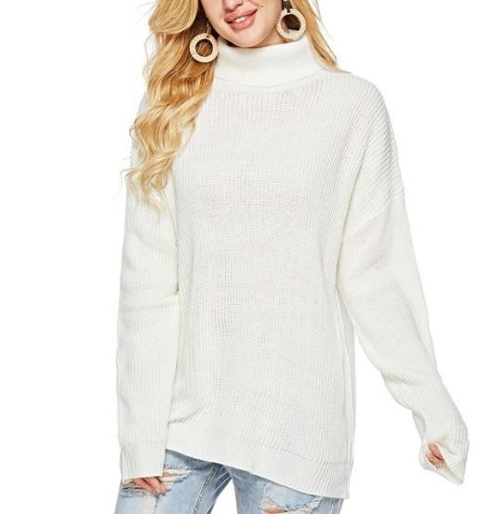 Krohn-e | Rollkragenpullover Weicher Strick Lässiger Komfort