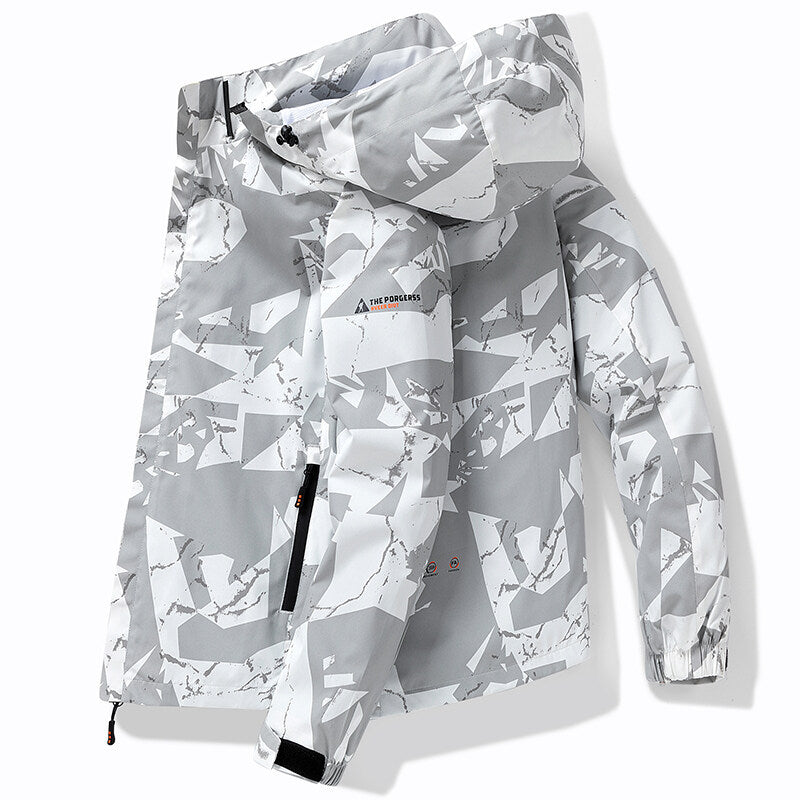 Krohn-e | wasserdichte winddichte Jacke für Herren