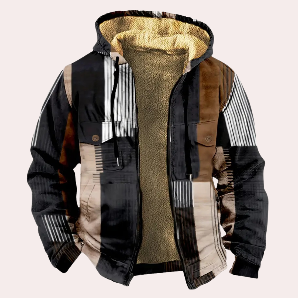 Trendige Herren-Kapuzenjacke - BOBBY