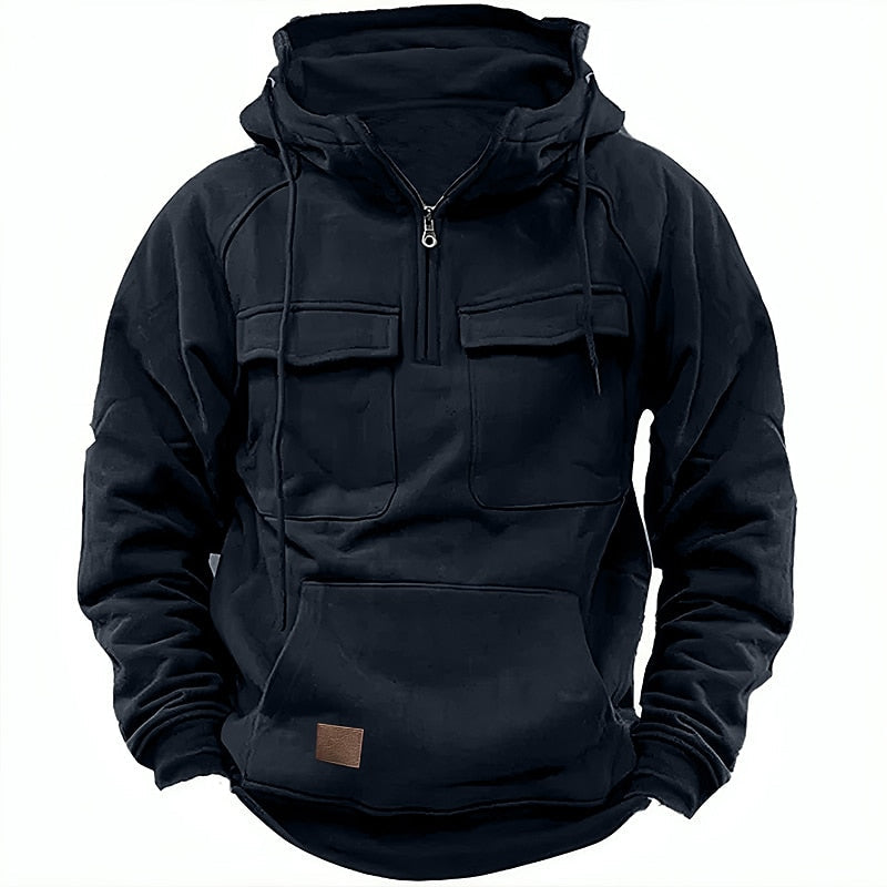 Michel™ - Weicher Wollpullover mit Zipper für den Winter