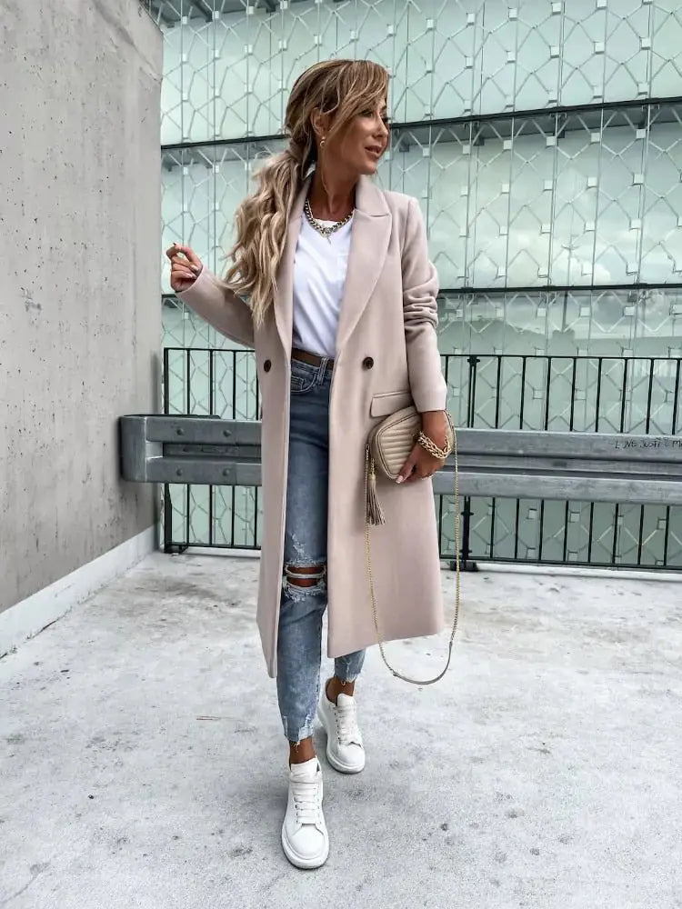Krohn-e | Elegante Trenchcoat für Einen Klassischen Look