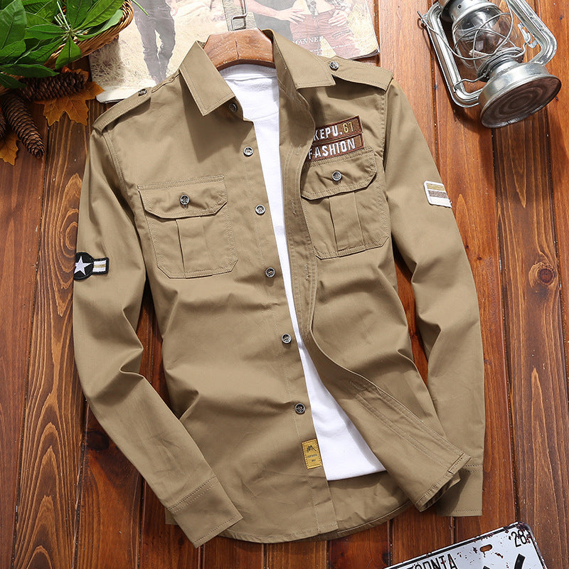 Männers Militärjacke im eleganten Stil - Alex