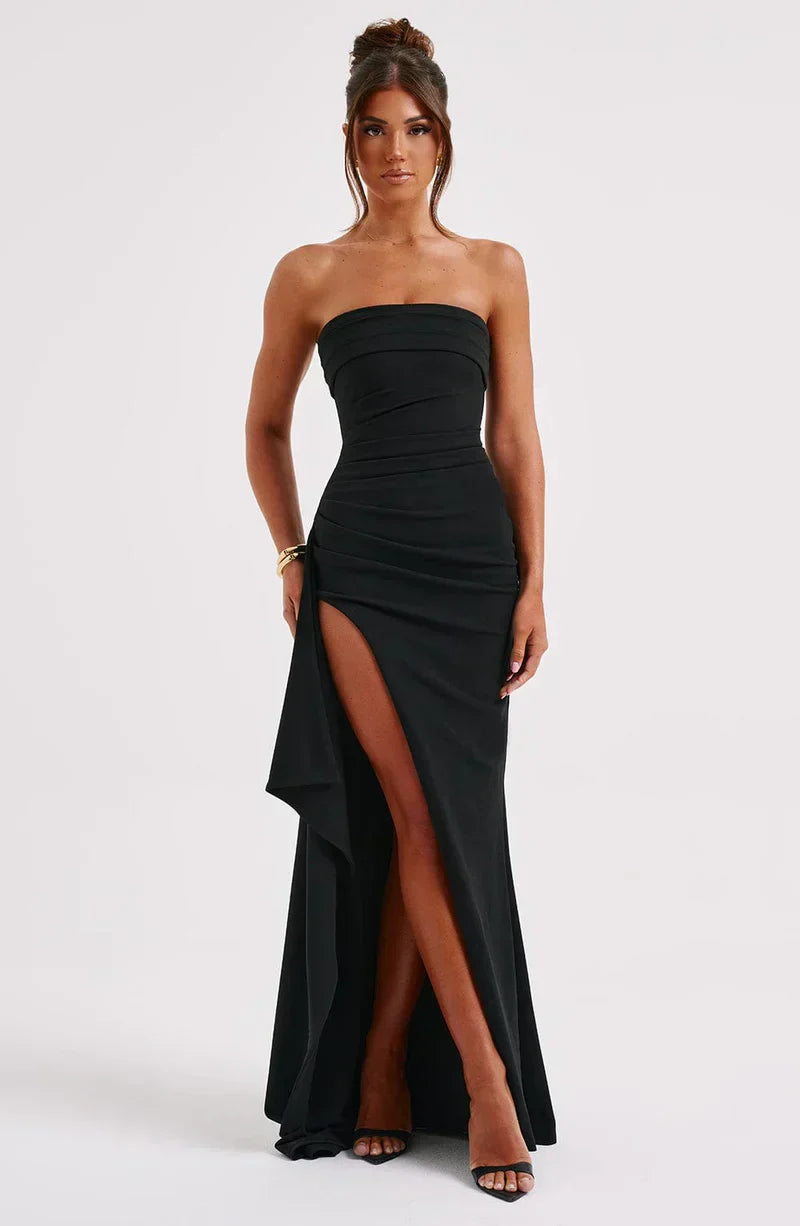 Krohn-e | Gedrehtes Maxi-Kleid
