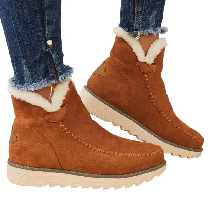 Krohn-e | mit Fleece gefütterte Winterstiefel für Damen