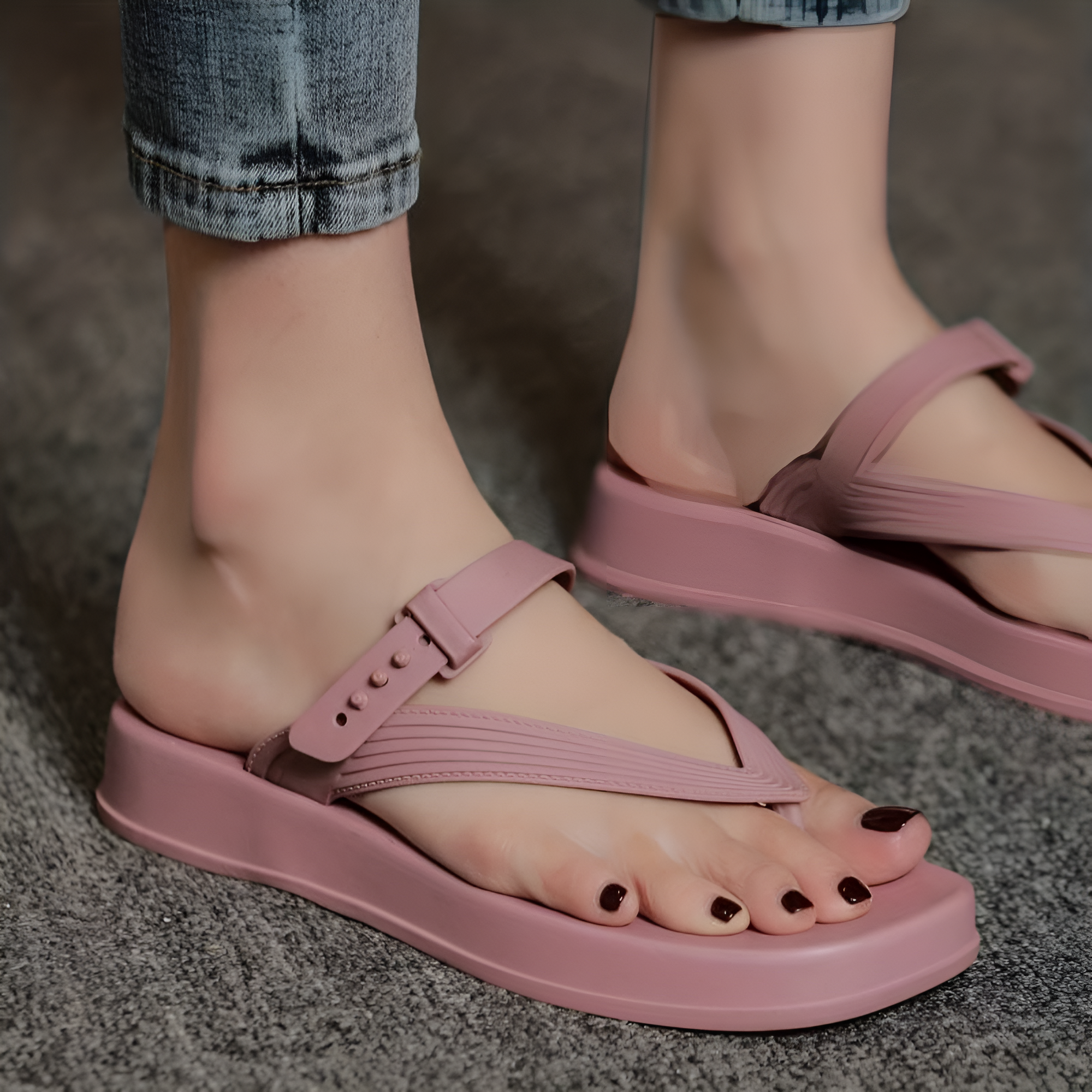 Komfortable Damensandalen mit orthopädischer Unterstützung