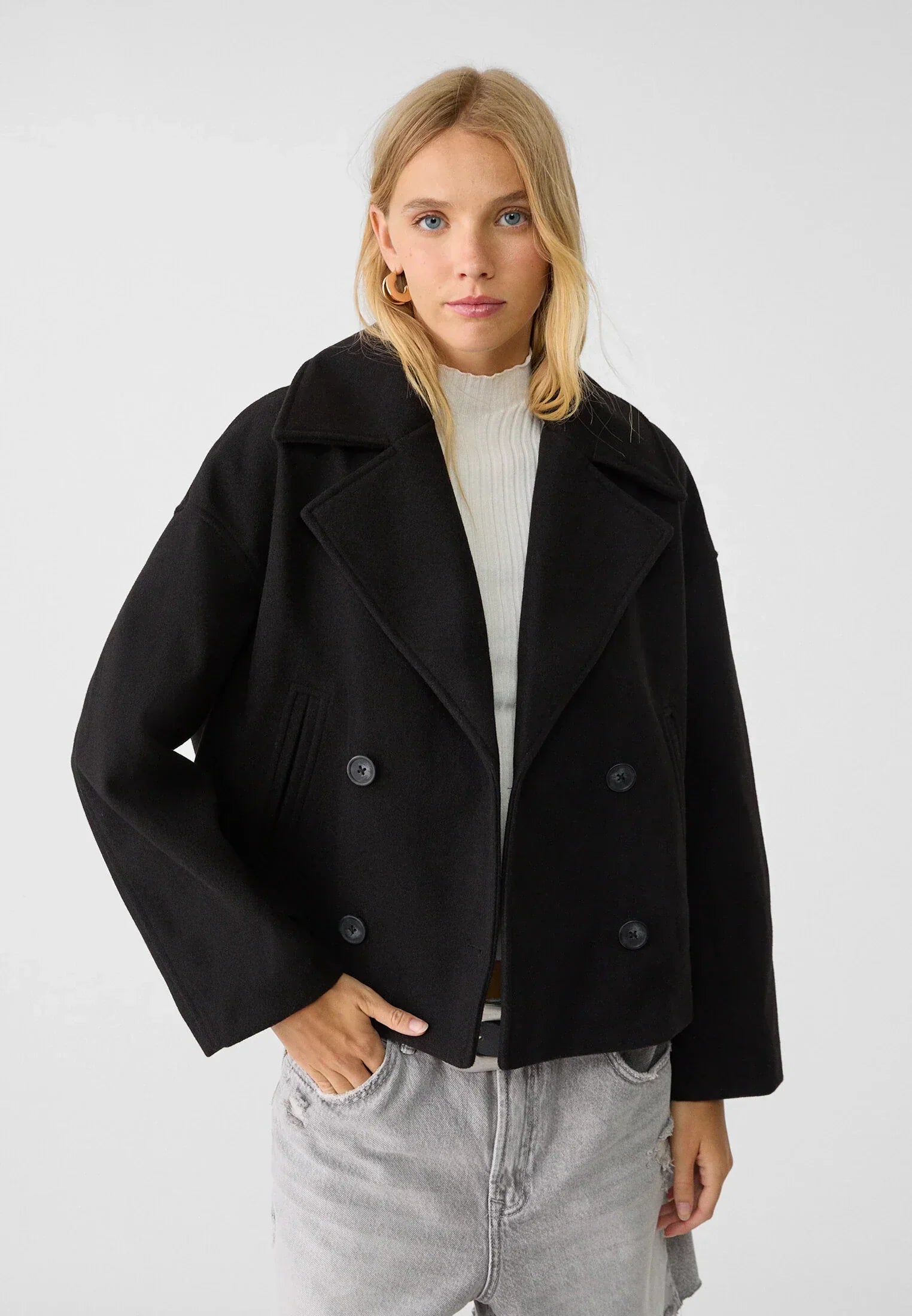 Krohn-e | Kurz geschnittener Mantel für Damen